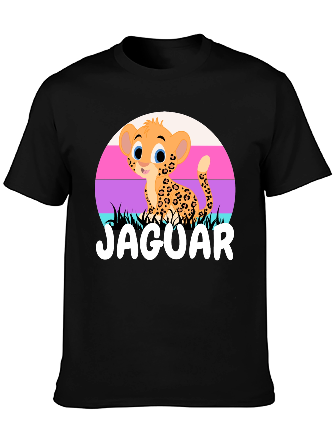 Cute Jaguar Cub T-Shirt - Cartoon Design