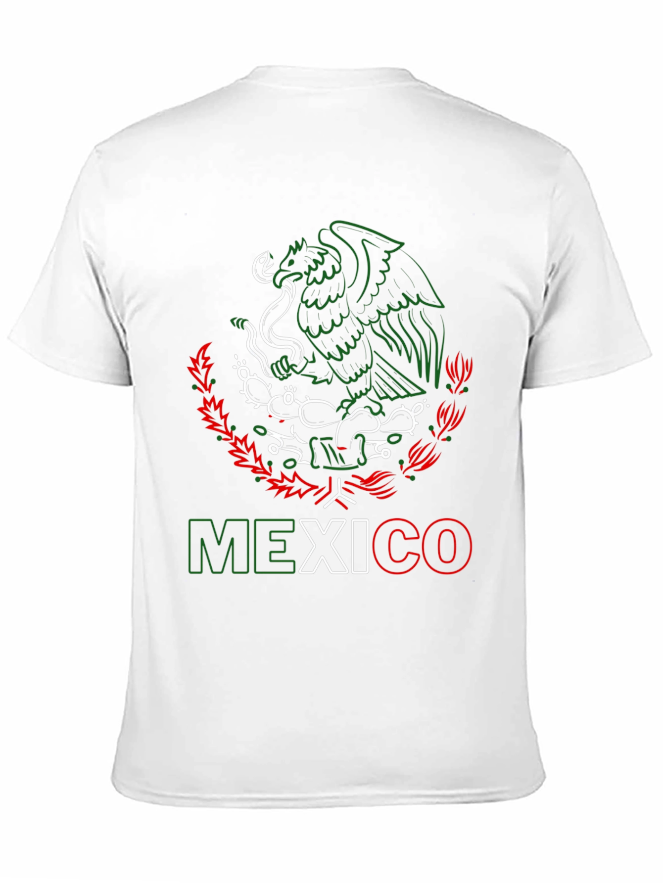 Mexico Eagle T-Shirt - Black Tee