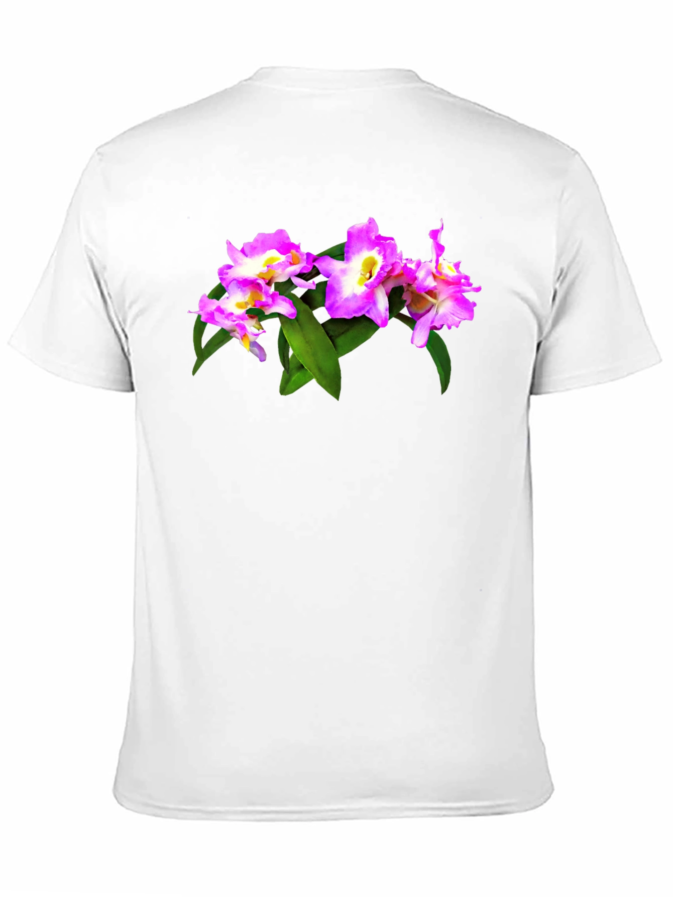 Floral Print Black T-Shirt