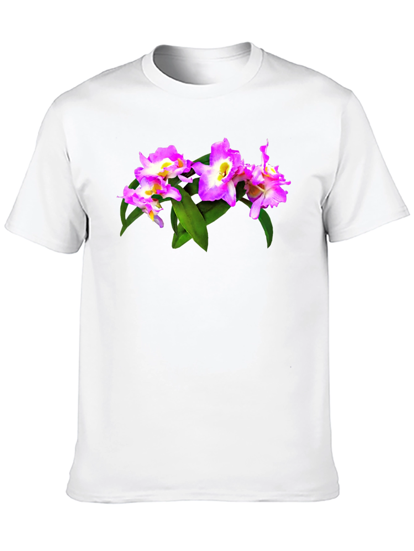 Floral Print Black T-Shirt