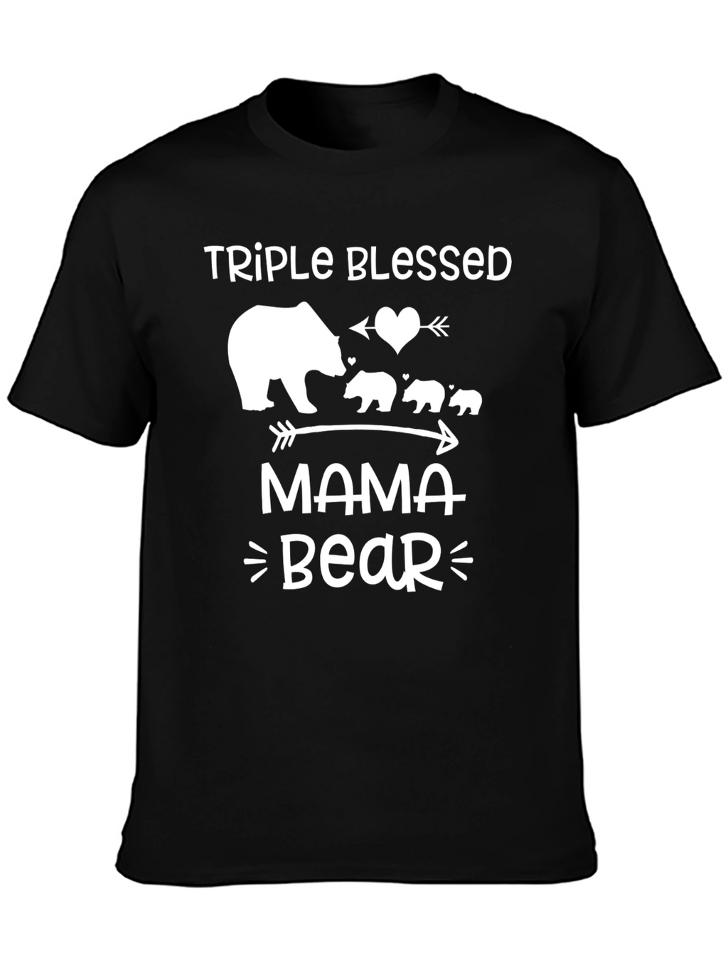 Triple Blessed Mama Bear T-Shirt