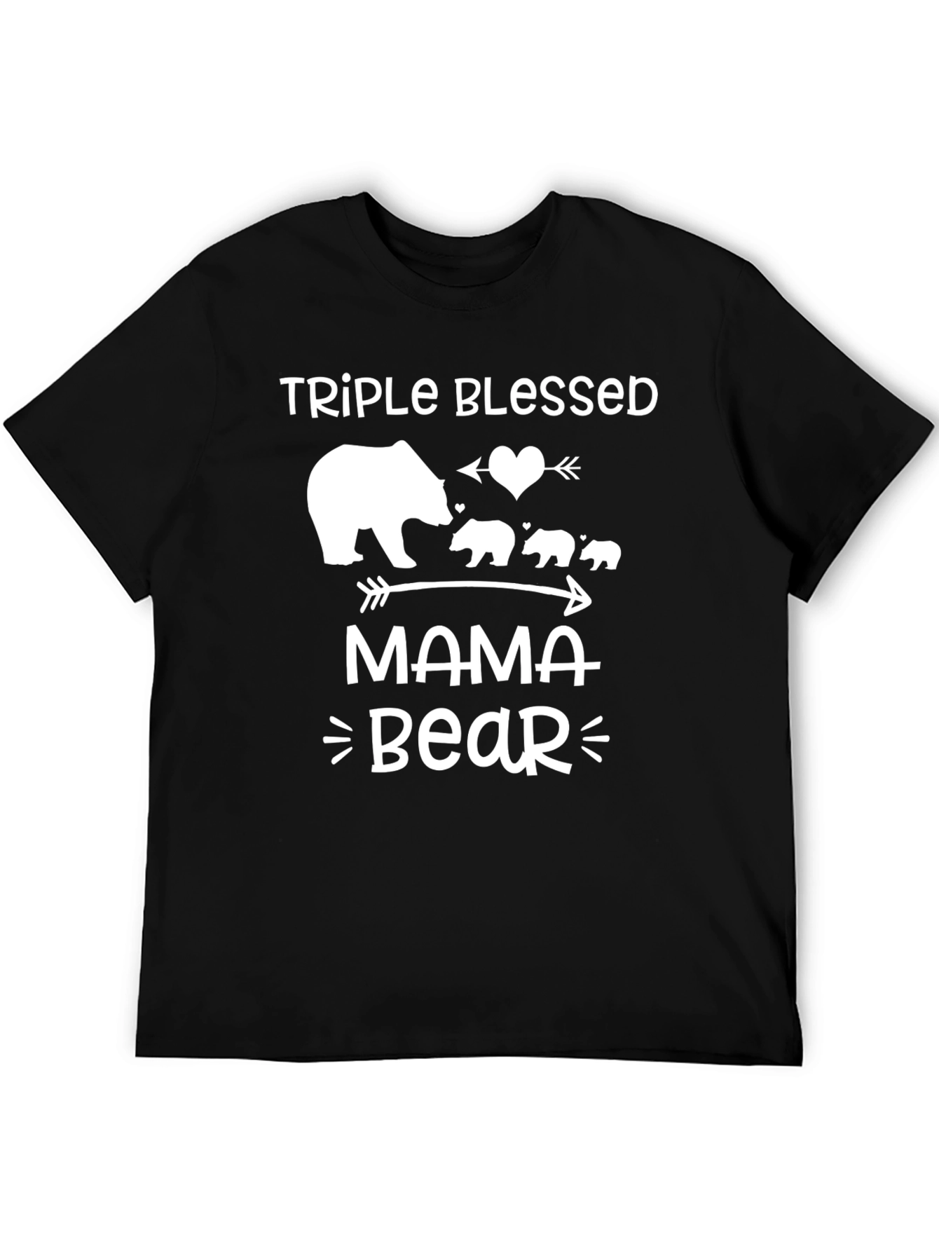 Triple Blessed Mama Bear T-Shirt