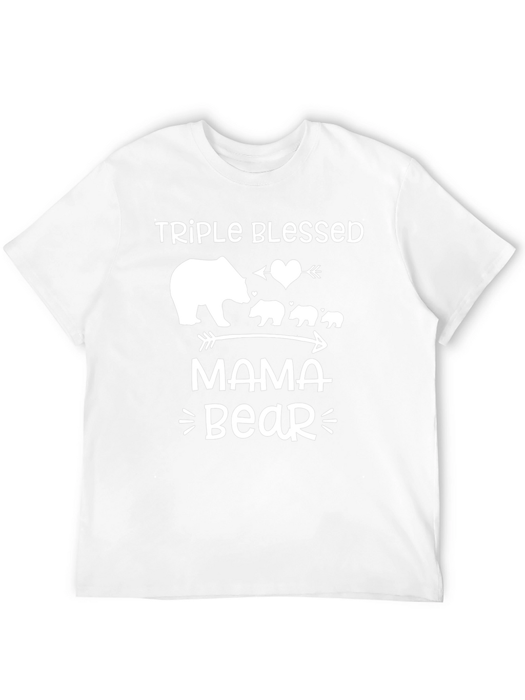 Triple Blessed Mama Bear T-Shirt
