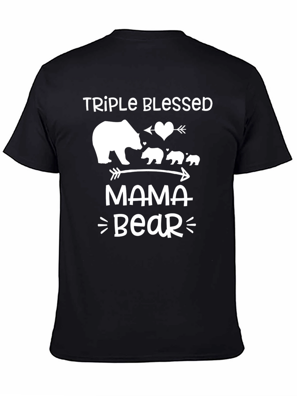 Triple Blessed Mama Bear T-Shirt
