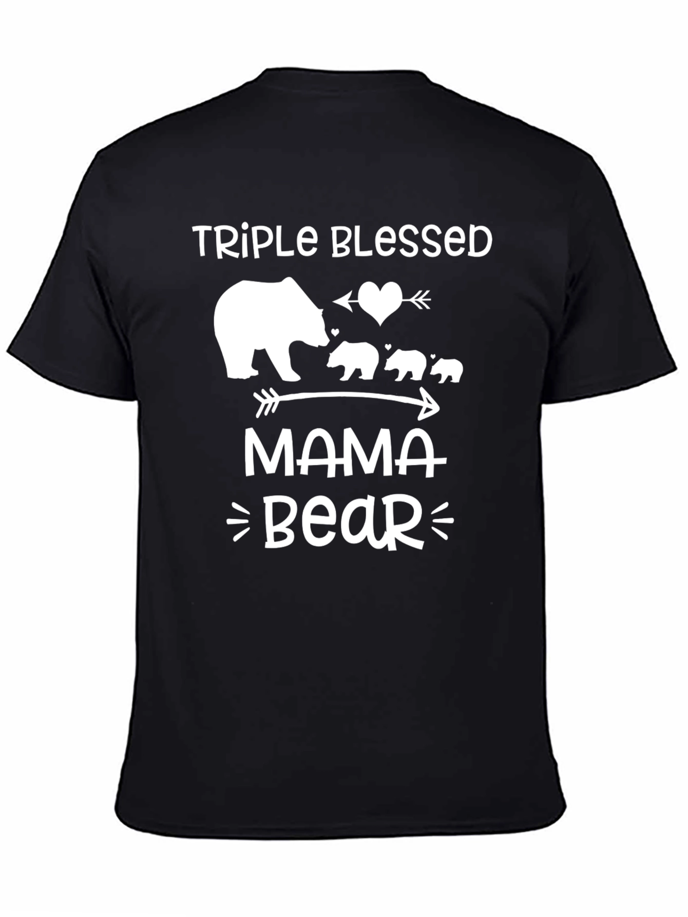 Triple Blessed Mama Bear T-Shirt