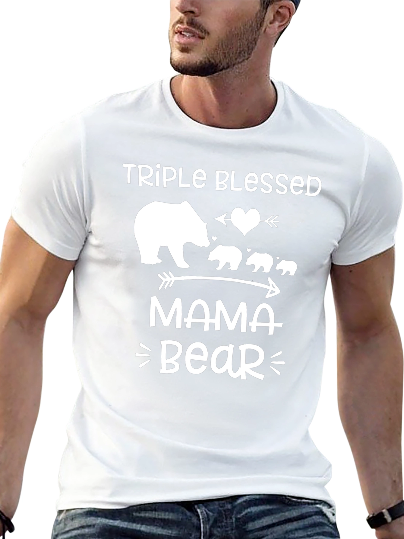 Triple Blessed Mama Bear T-Shirt