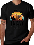 As Tired As Today Black Graphic T-Shirt