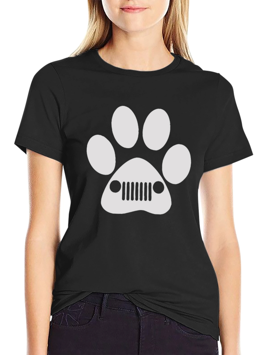 Jeep Paw Print T-Shirt - Car Lover Tee
