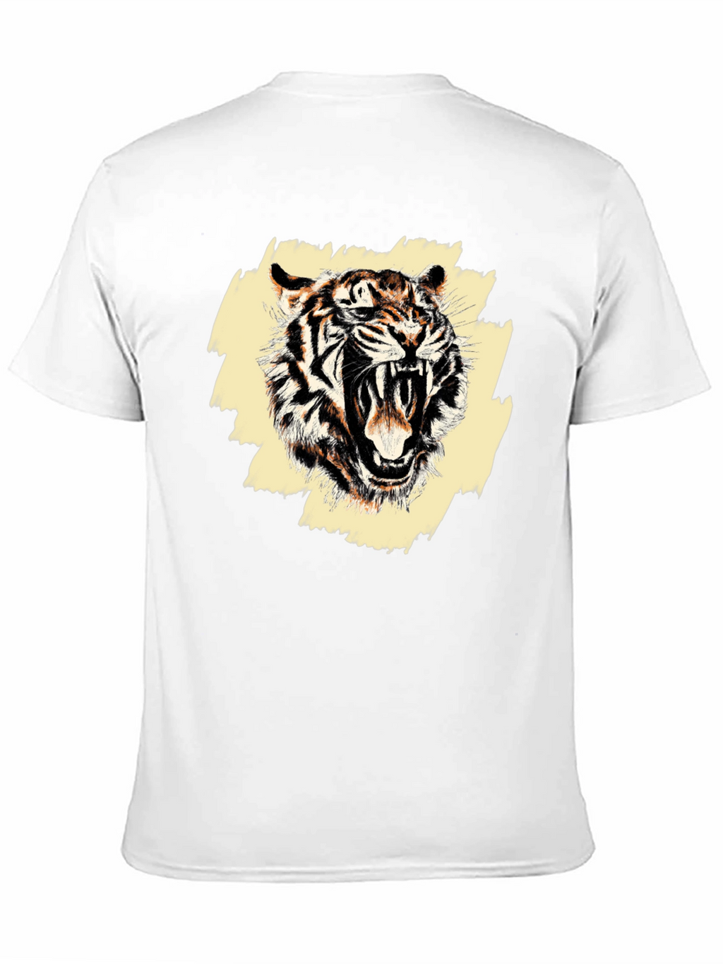 Roaring Tiger Graphic Tee - Mens Black T-Shirt