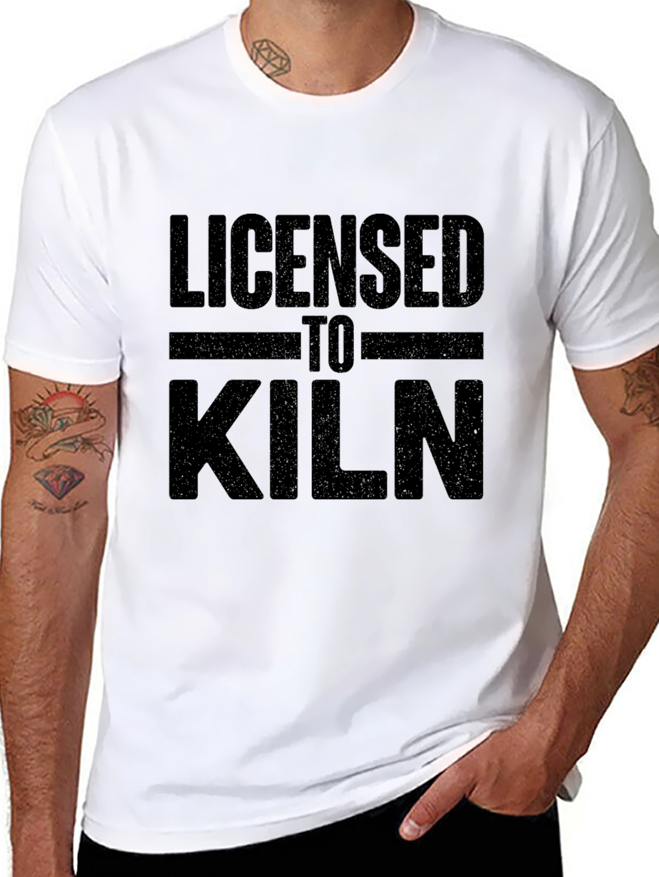 Licensed to Kiln Black Graphic Tee