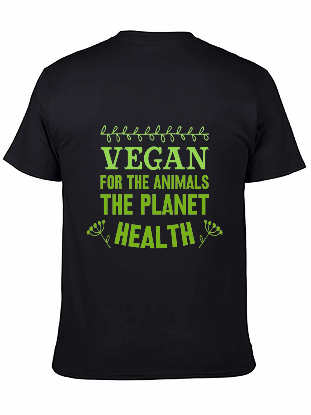Vegan T-Shirt - Animals Planet Health Tee