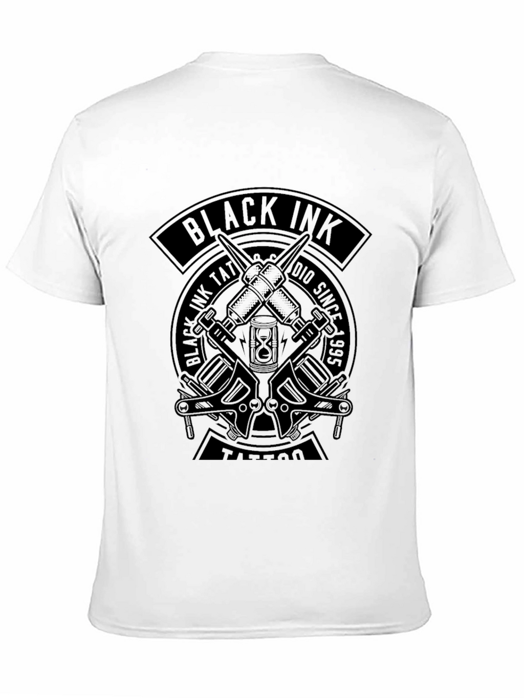 Black Ink Tattoo Graphic T-Shirt