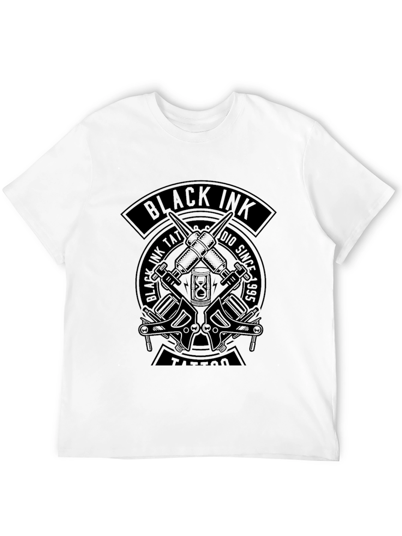 Black Ink Tattoo Graphic T-Shirt