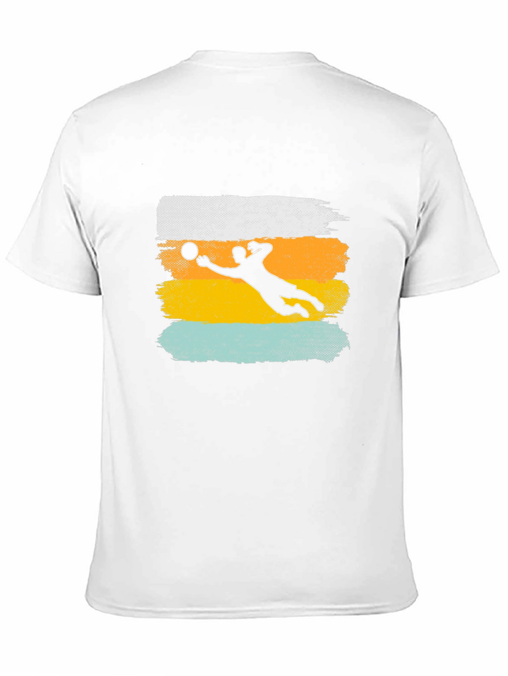 Volleyball Silhouette Graphic Tee - Stylish Sports Shirt