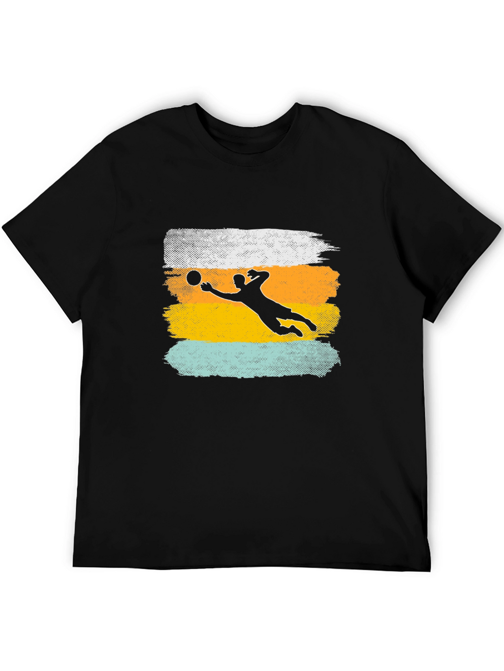 Volleyball Silhouette Graphic Tee - Stylish Sports Shirt