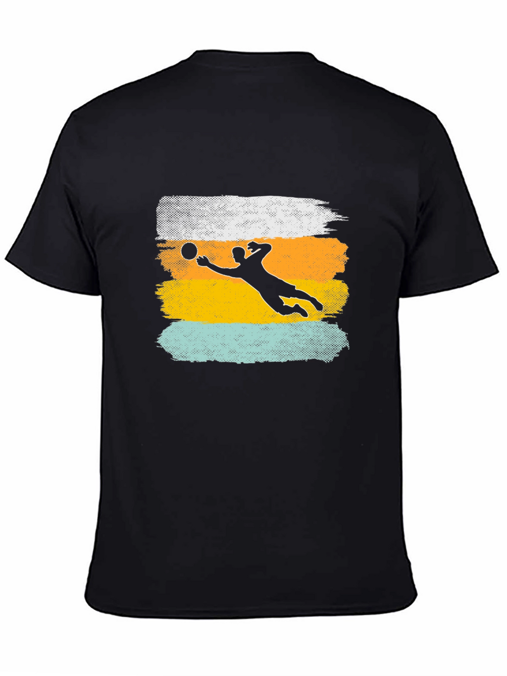 Volleyball Silhouette Graphic Tee - Stylish Sports Shirt