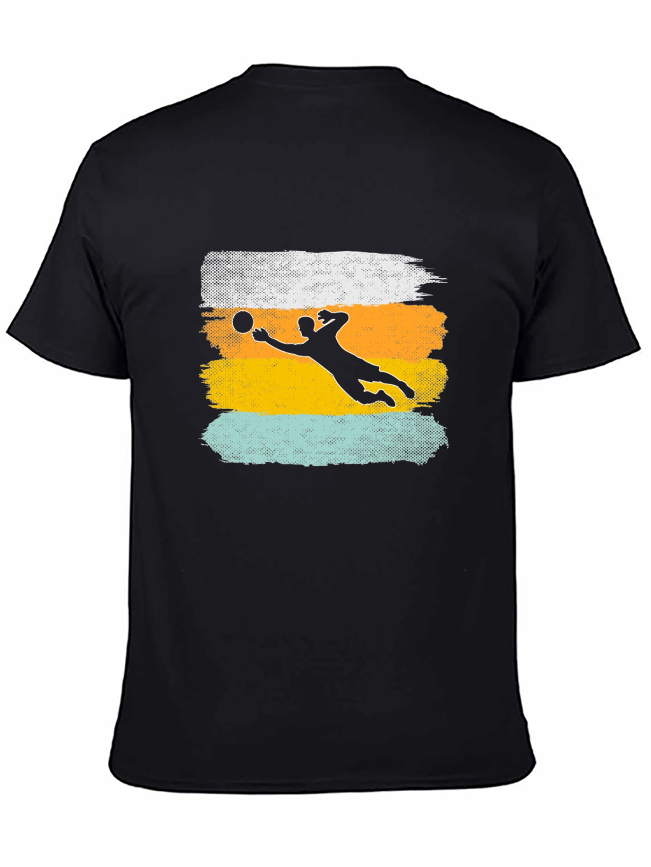 Volleyball Silhouette Graphic Tee - Stylish Sports Shirt
