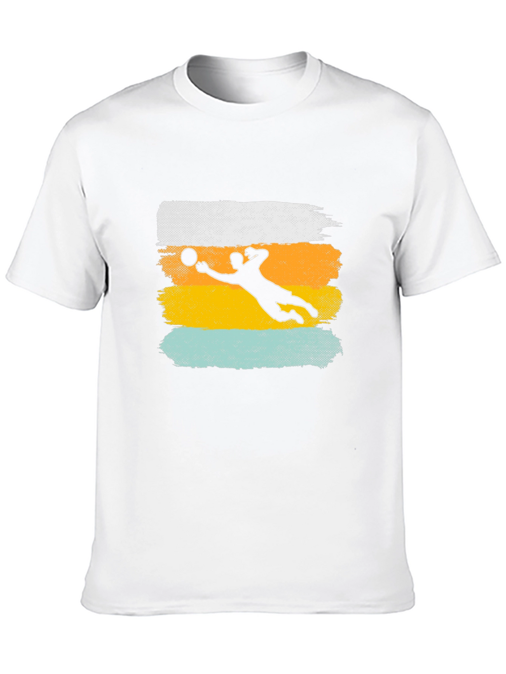 Volleyball Silhouette Graphic Tee - Stylish Sports Shirt