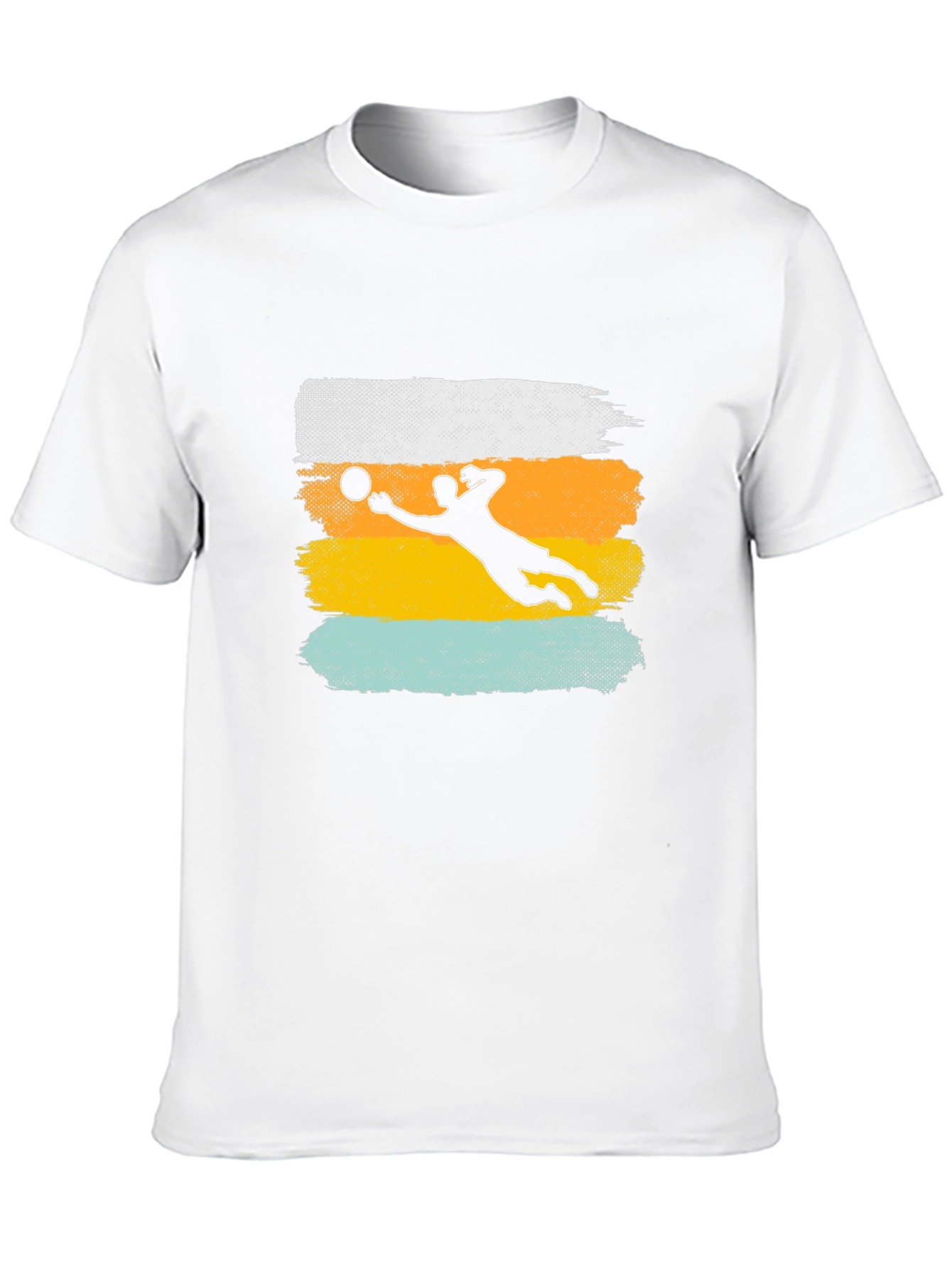 Volleyball Silhouette Graphic Tee - Stylish Sports Shirt