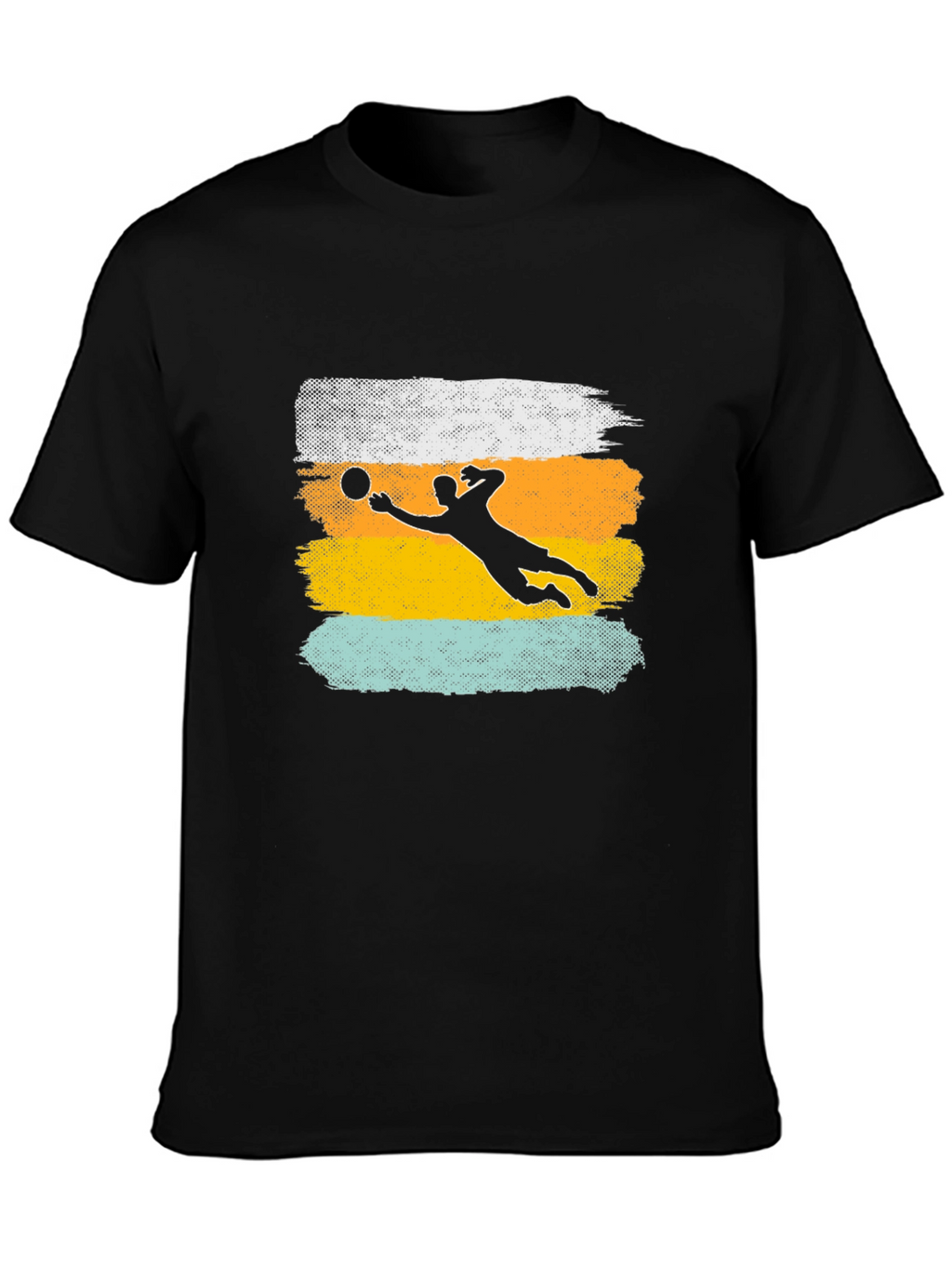 Volleyball Silhouette Graphic Tee - Stylish Sports Shirt