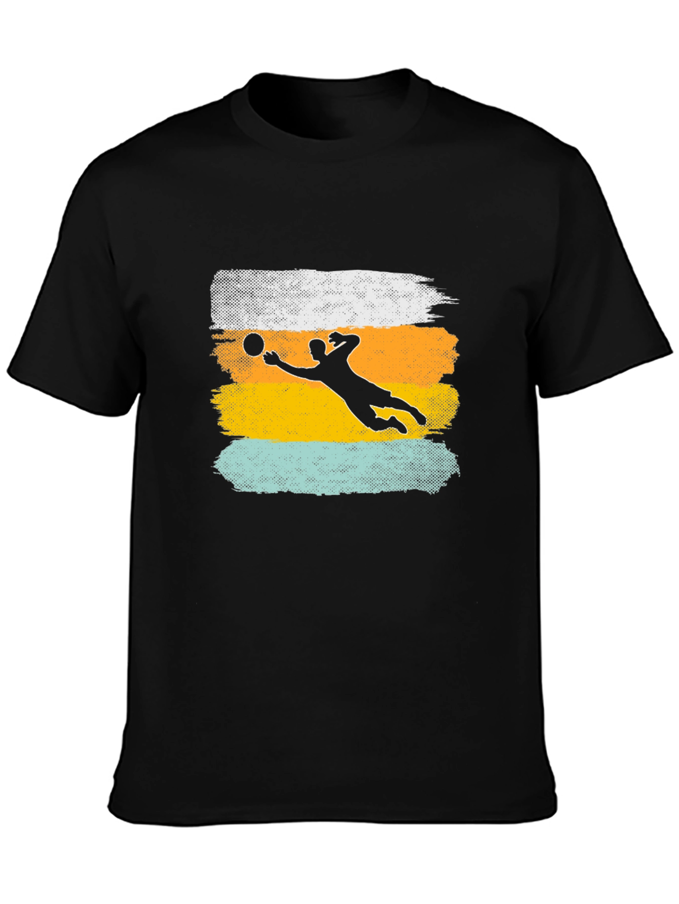 Volleyball Silhouette Graphic Tee - Stylish Sports Shirt