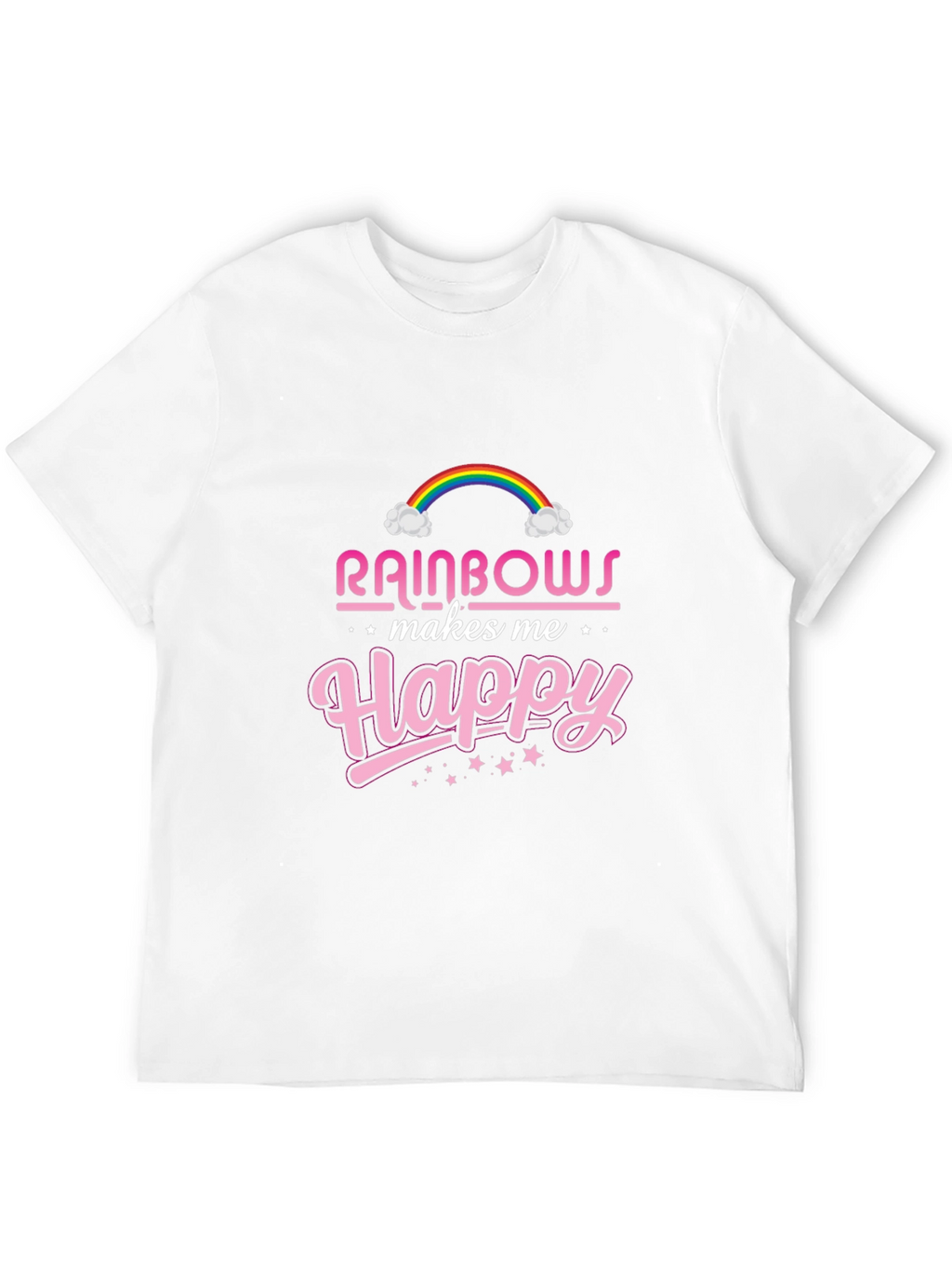 Rainbows Make Me Happy Graphic Tee