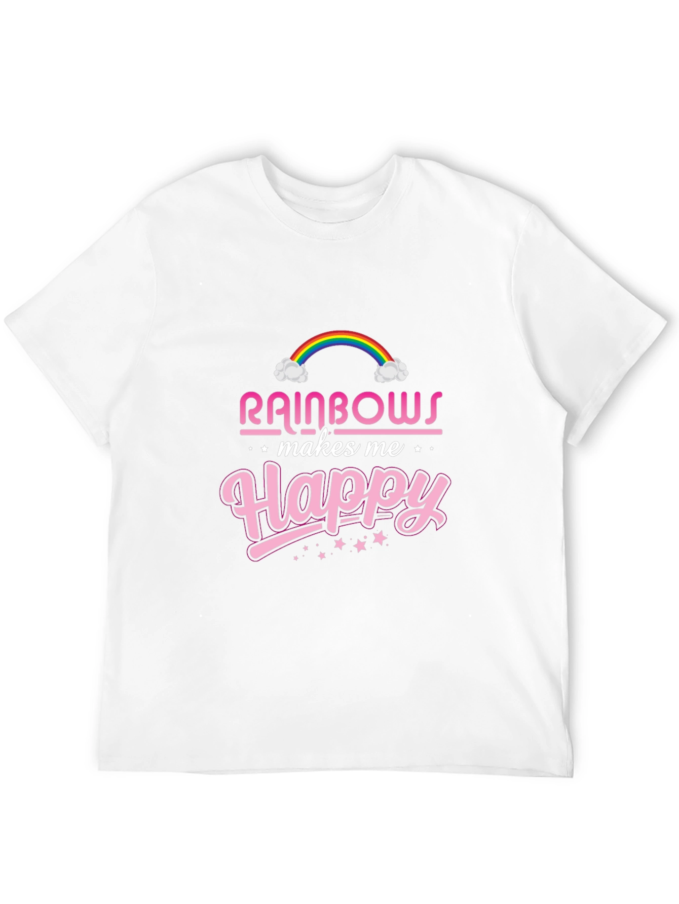 Rainbows Make Me Happy Graphic Tee