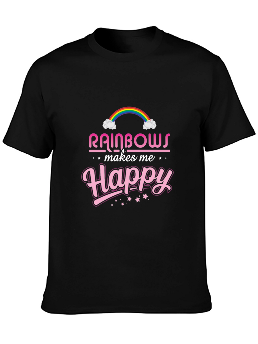 Rainbows Make Me Happy Graphic Tee