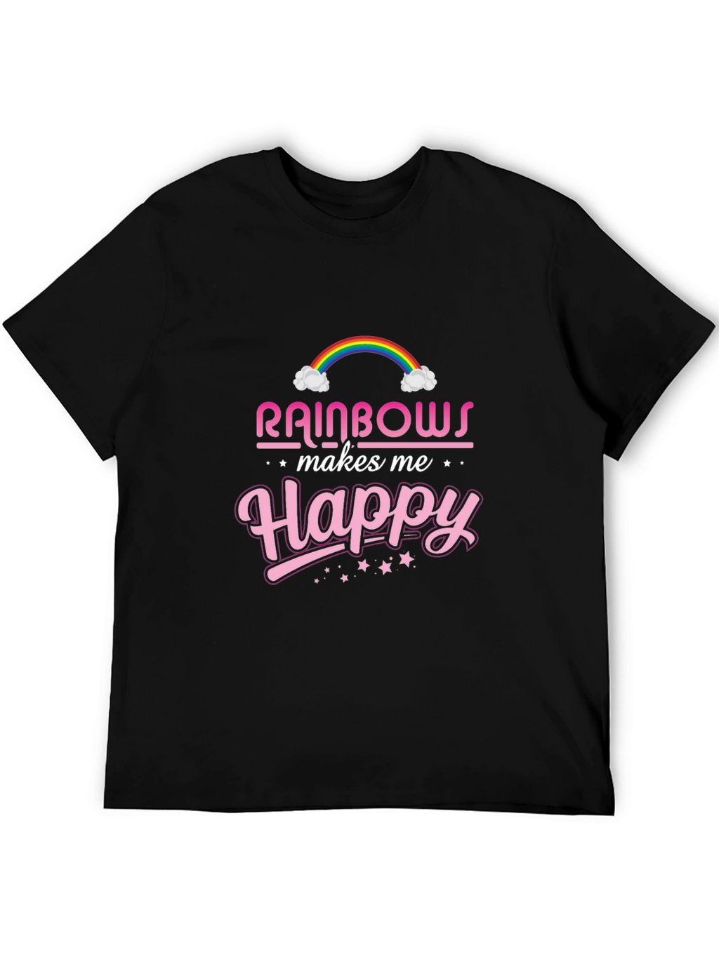 Rainbows Make Me Happy Graphic Tee