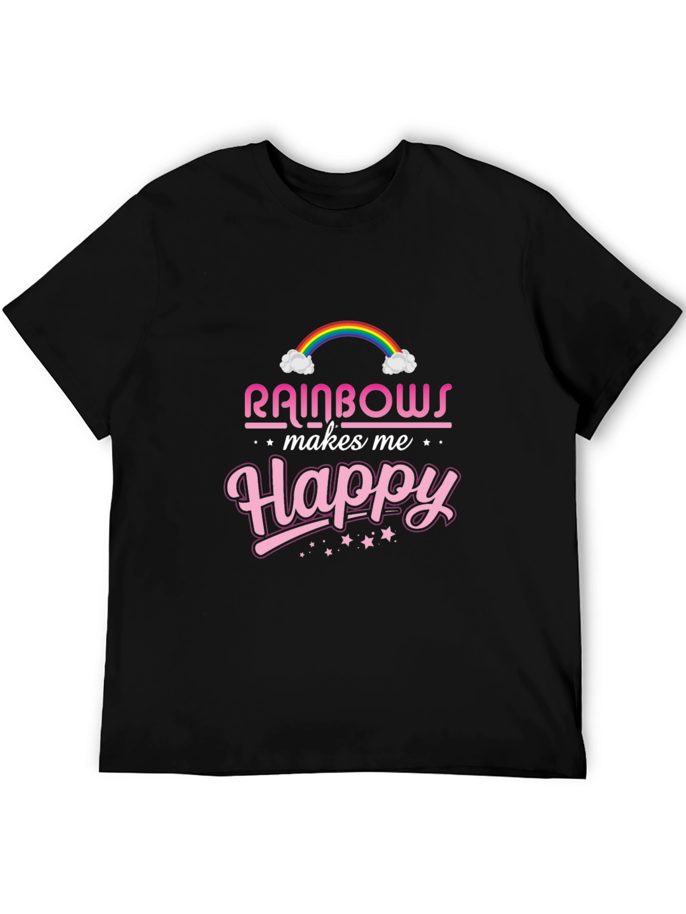 Rainbows Make Me Happy Graphic Tee