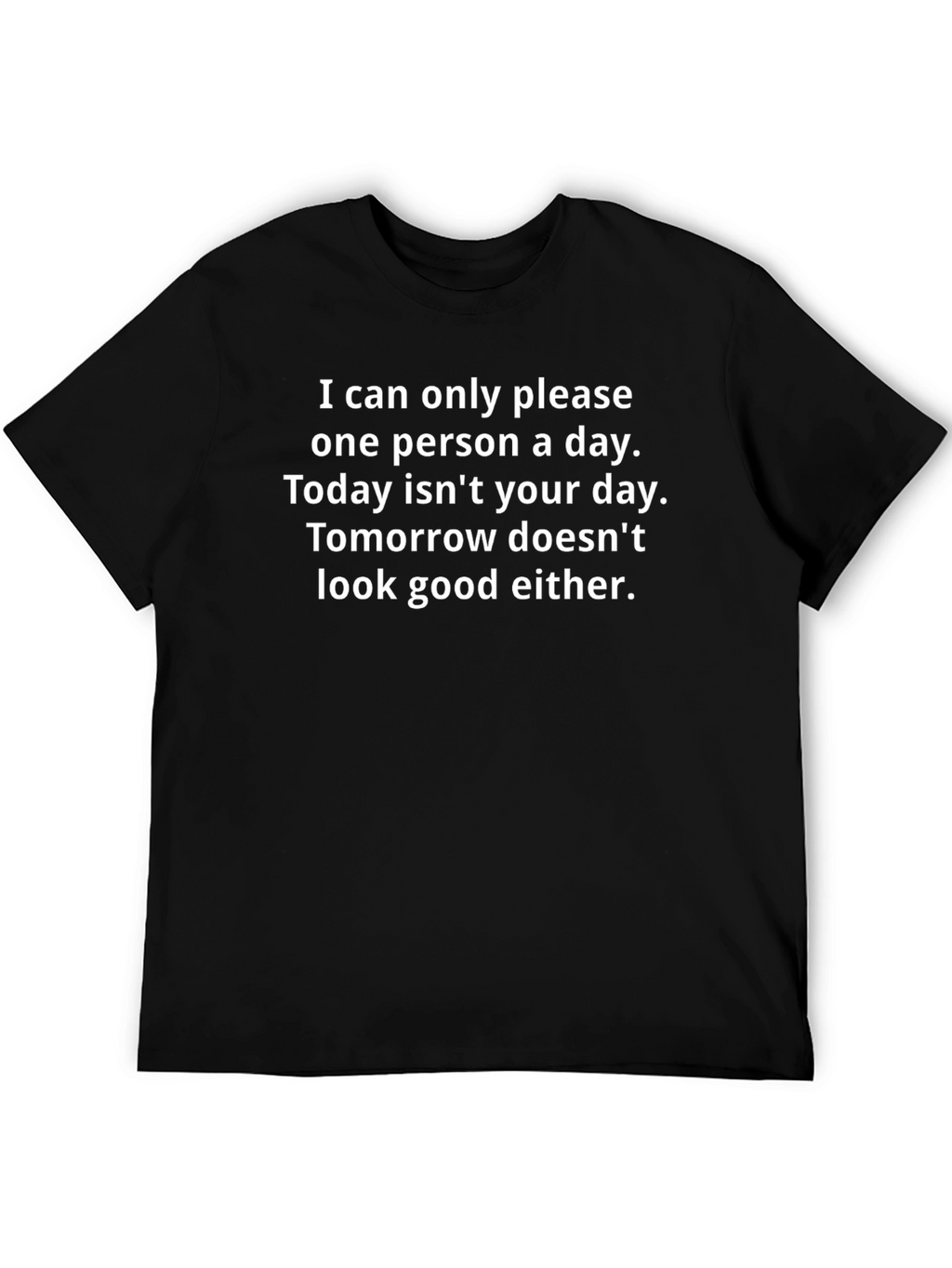 Humorous T-Shirt: One Person a Day