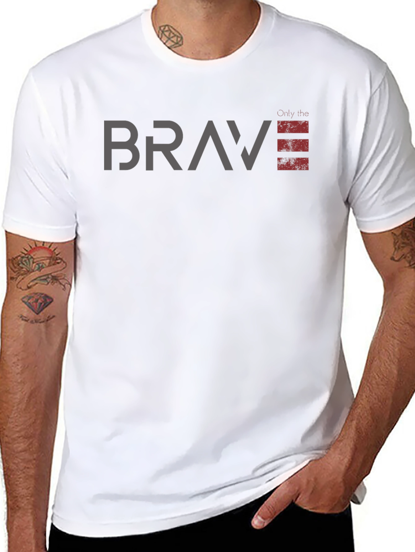 Brave Graphic Tee - Mens Short Sleeve
