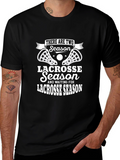 Lacrosse Season Graphic T-Shirt