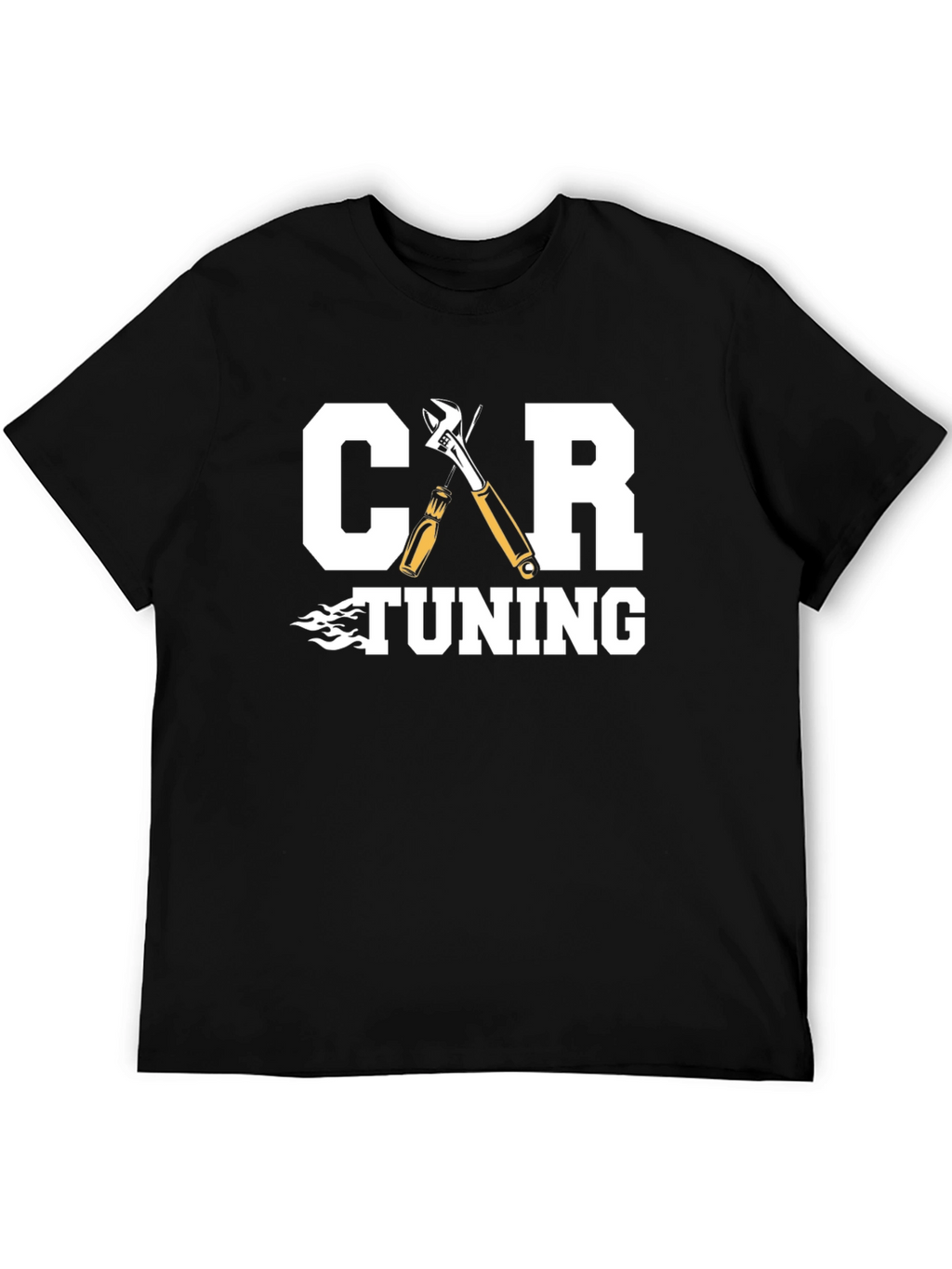 Car Tuning Black T-Shirt
