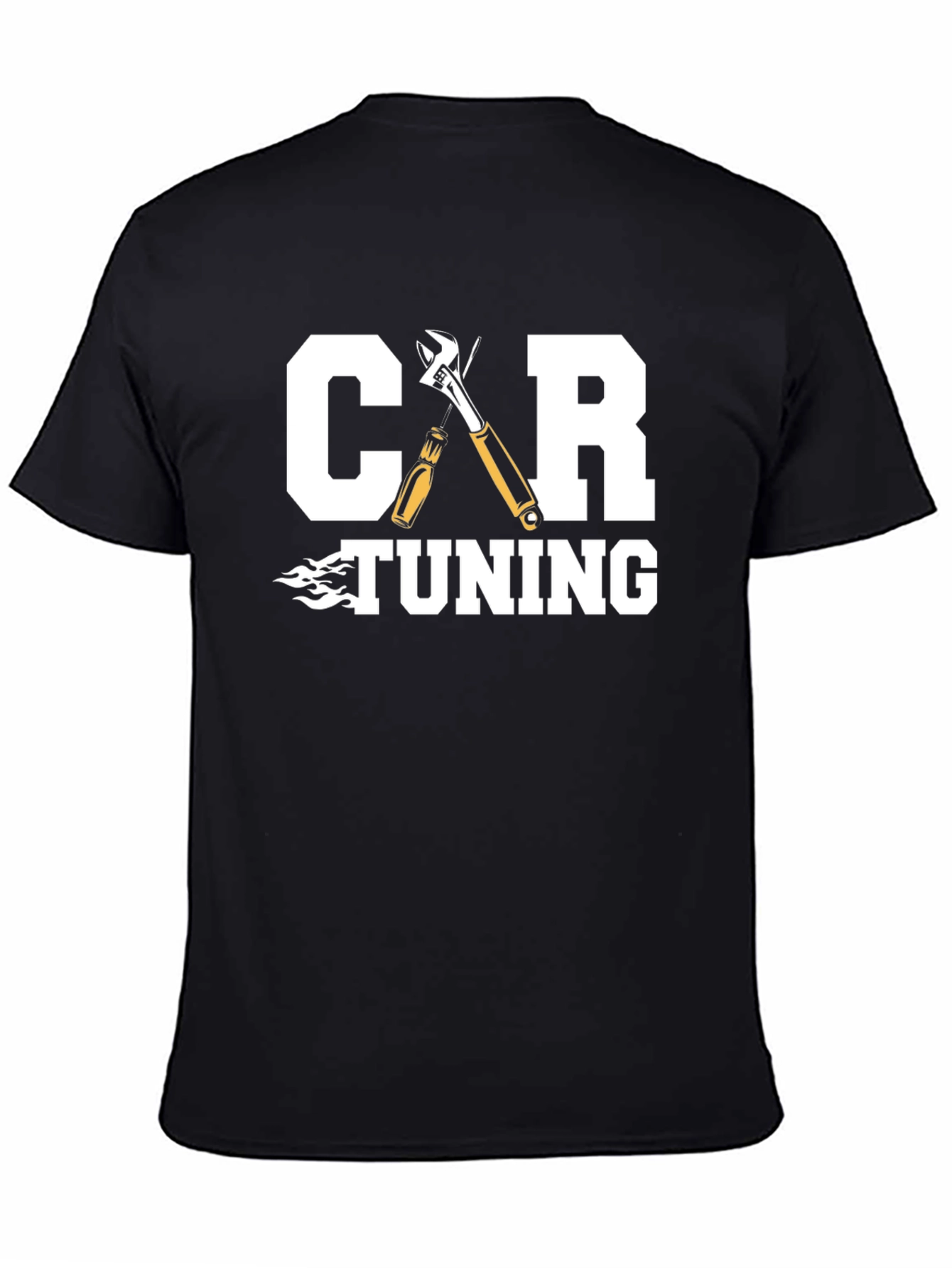 Car Tuning Black T-Shirt