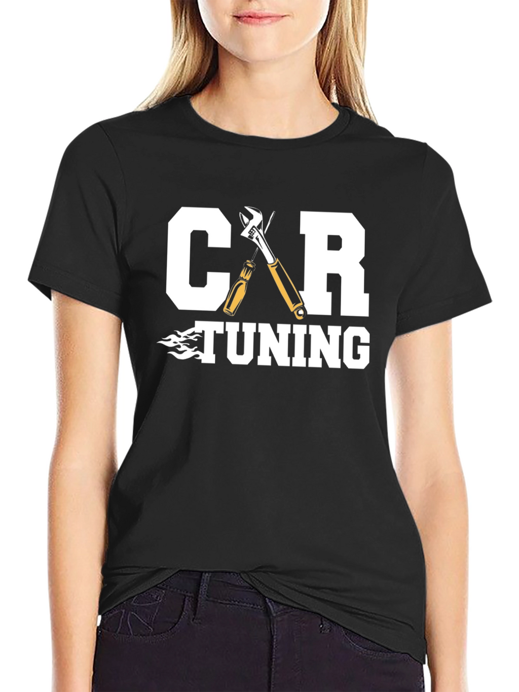 Car Tuning Black T-Shirt