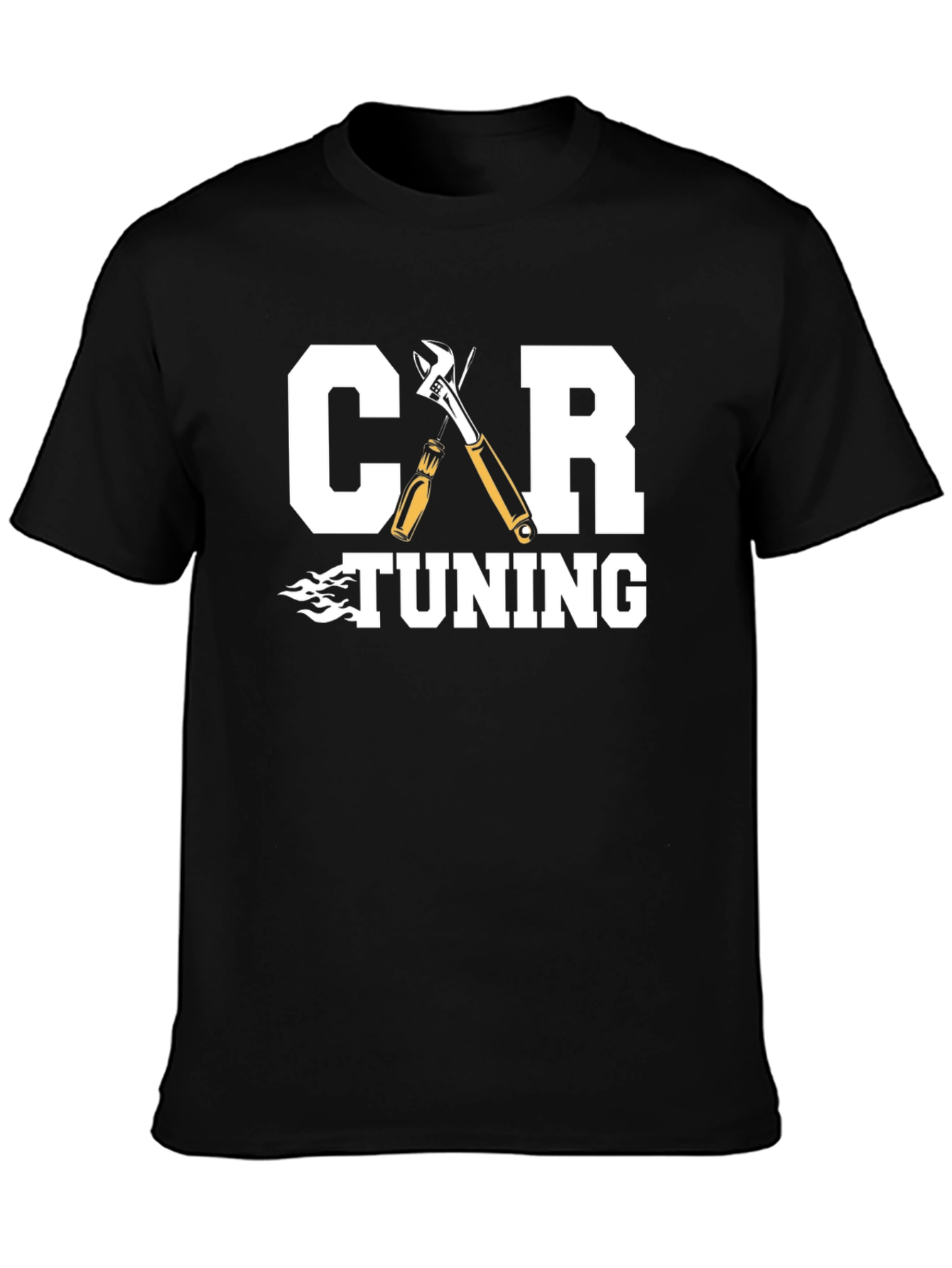 Car Tuning Black T-Shirt