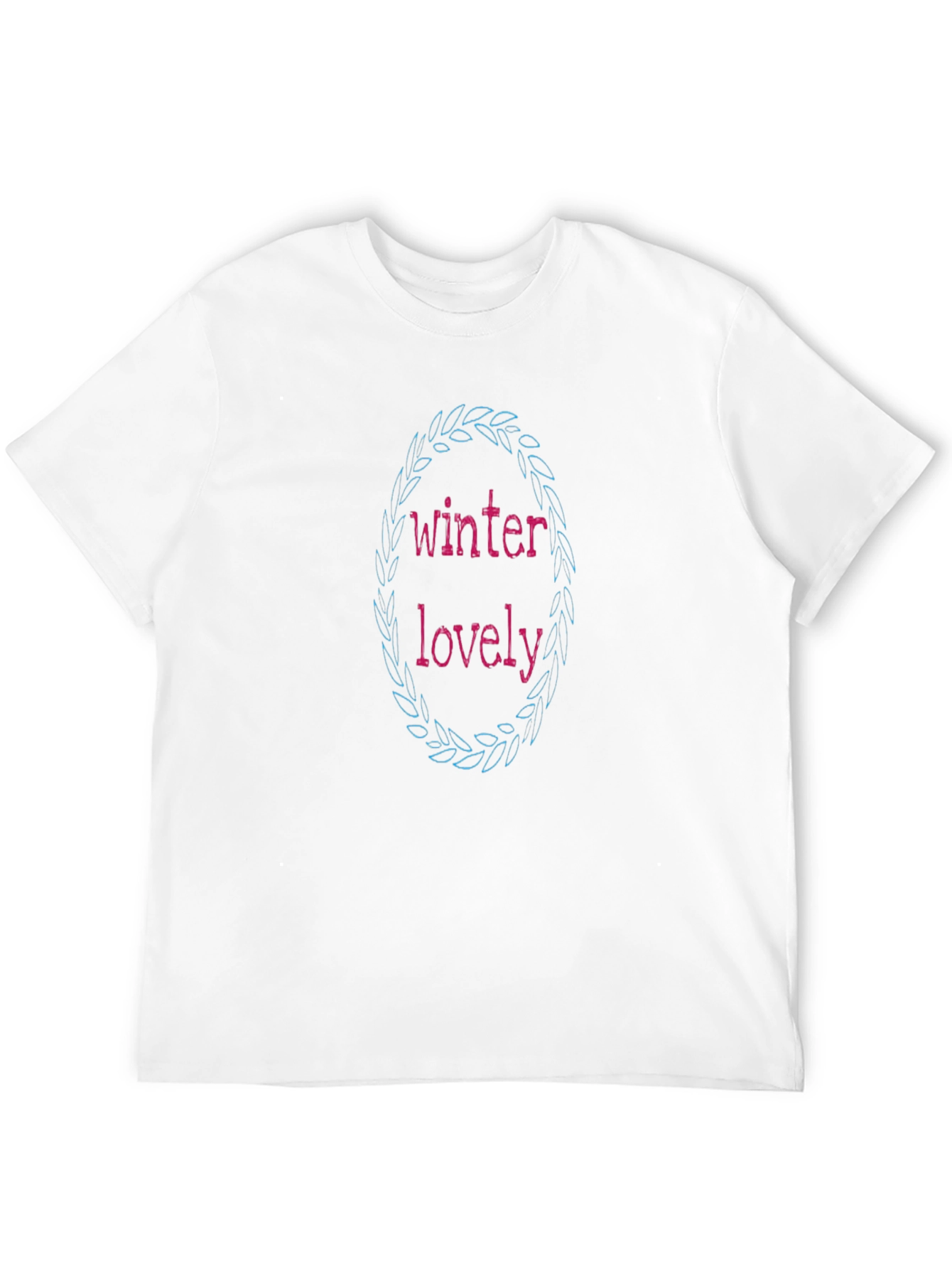 Winter Lovely Black T-Shirt