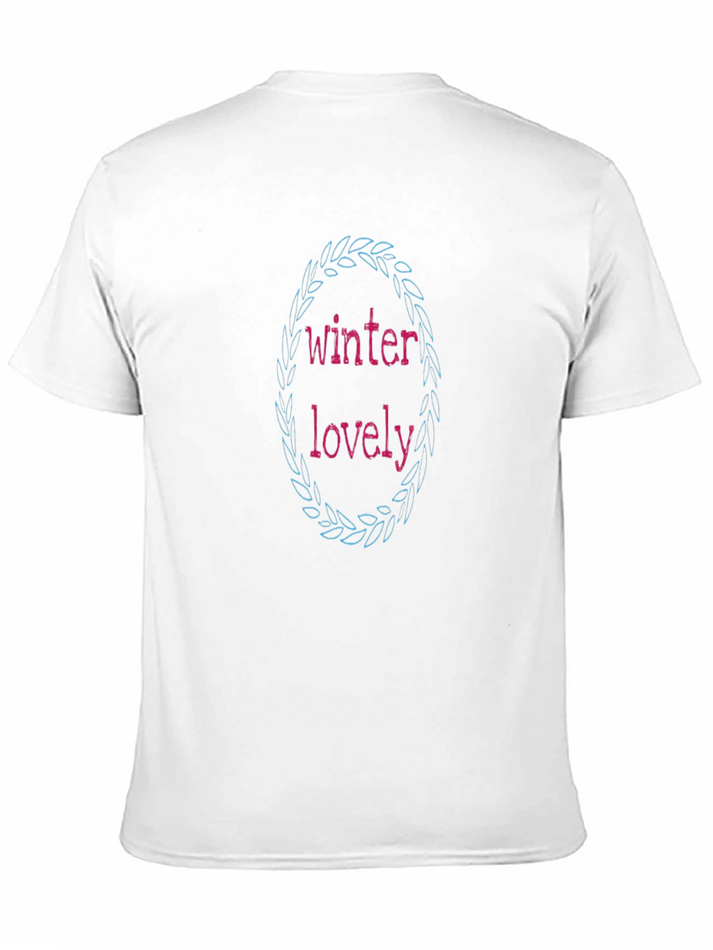 Winter Lovely Black T-Shirt