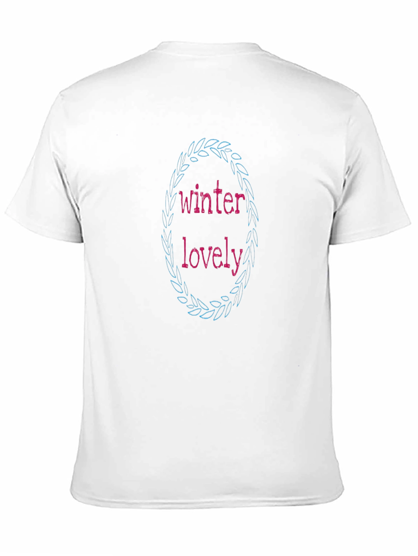 Winter Lovely Black T-Shirt