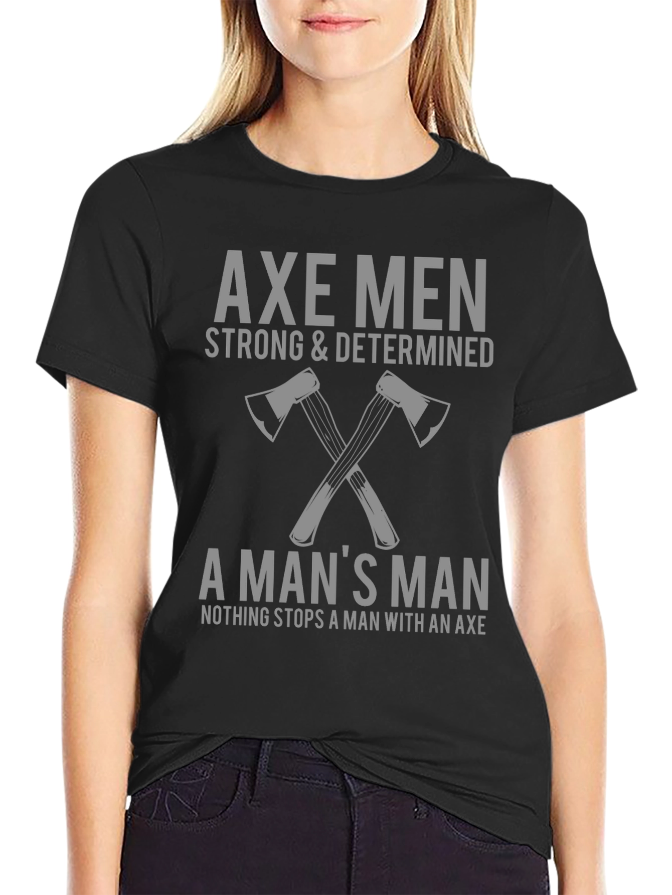 Axe Men Strong & Determined Graphic Tee