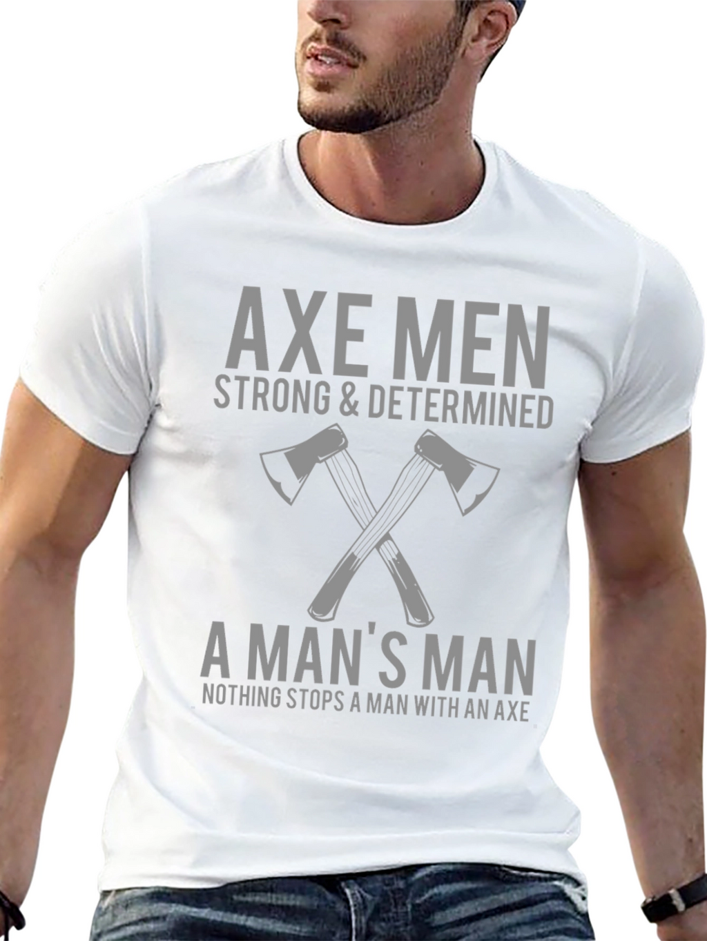 Axe Men Strong & Determined Graphic Tee