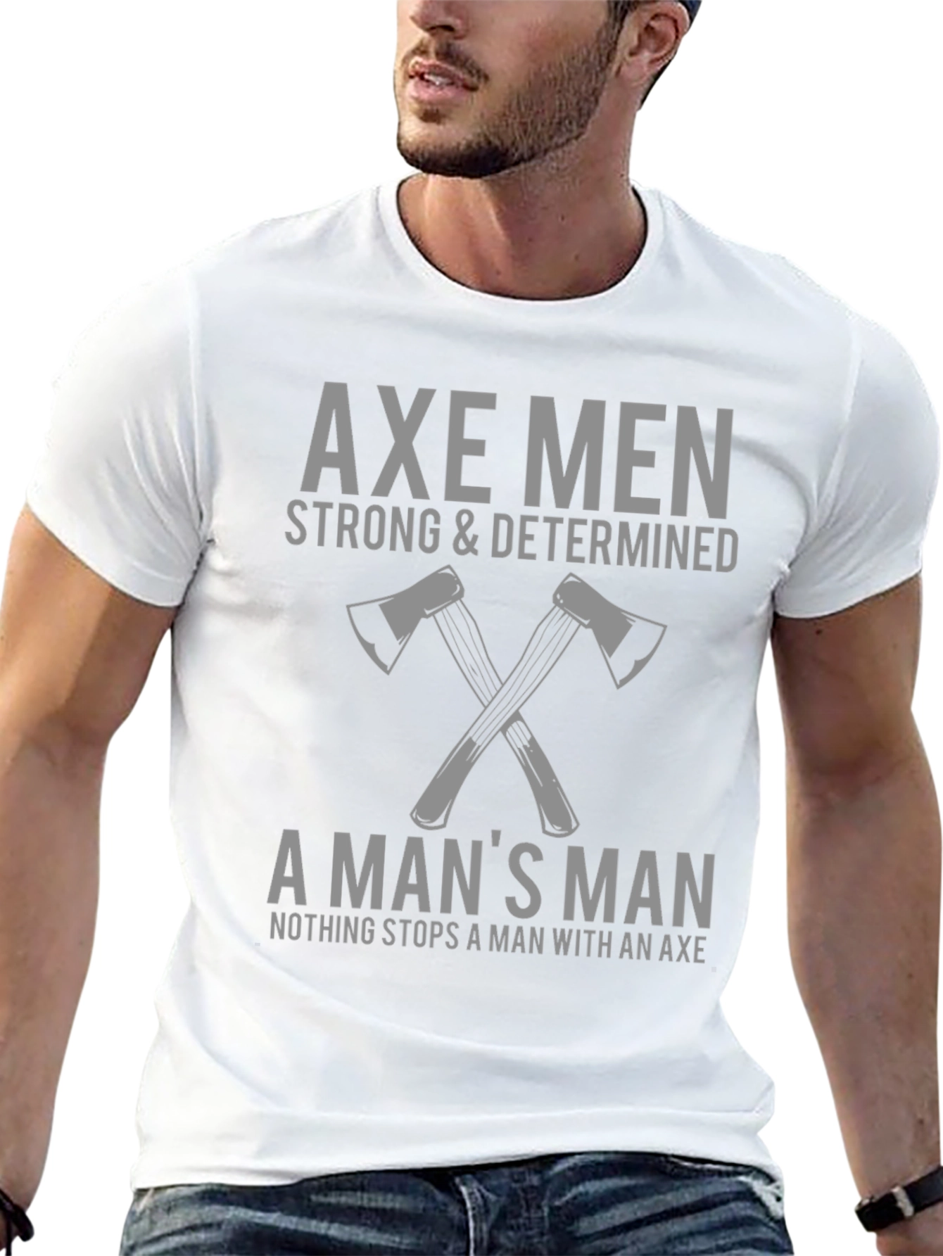 Axe Men Strong & Determined Graphic Tee