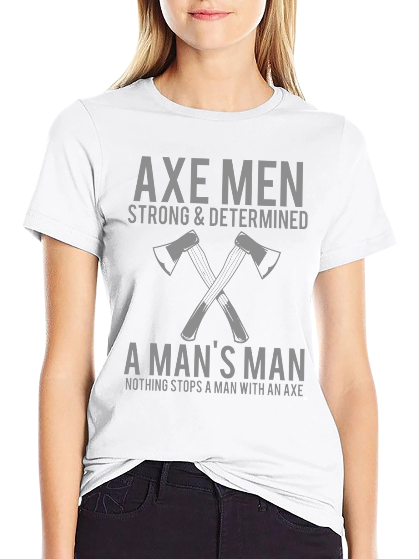 Axe Men Strong & Determined Graphic Tee