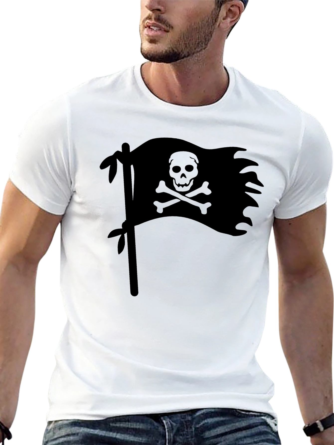 Pirate Flag Black T-Shirt