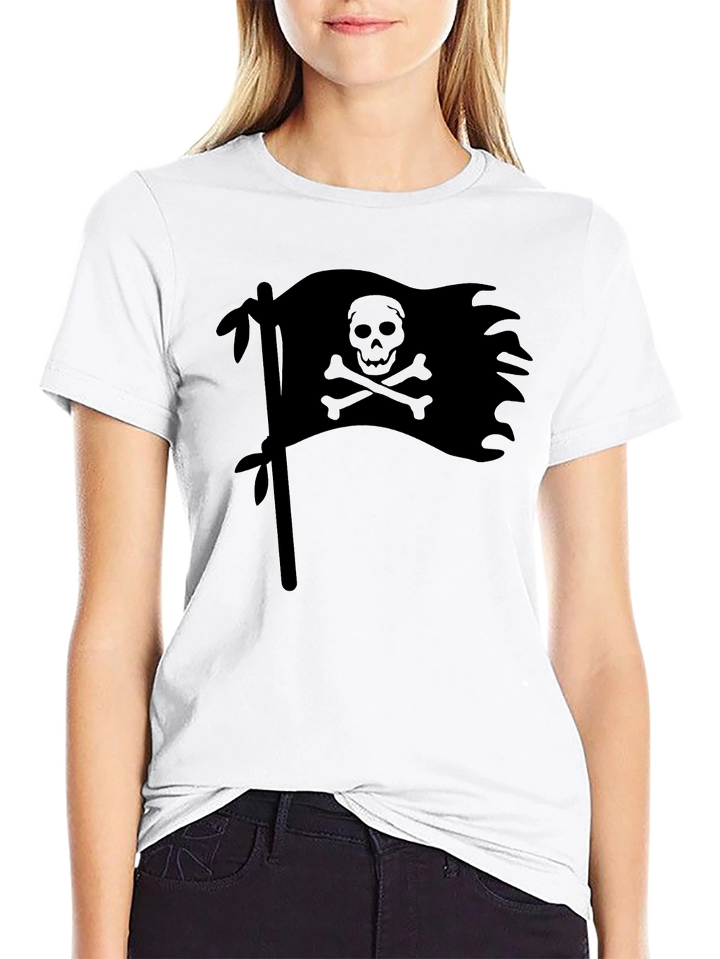 Pirate Flag Black T-Shirt