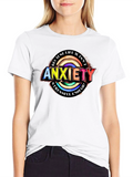 Anxiety Stressful Enough T-Shirt Graphic Print
