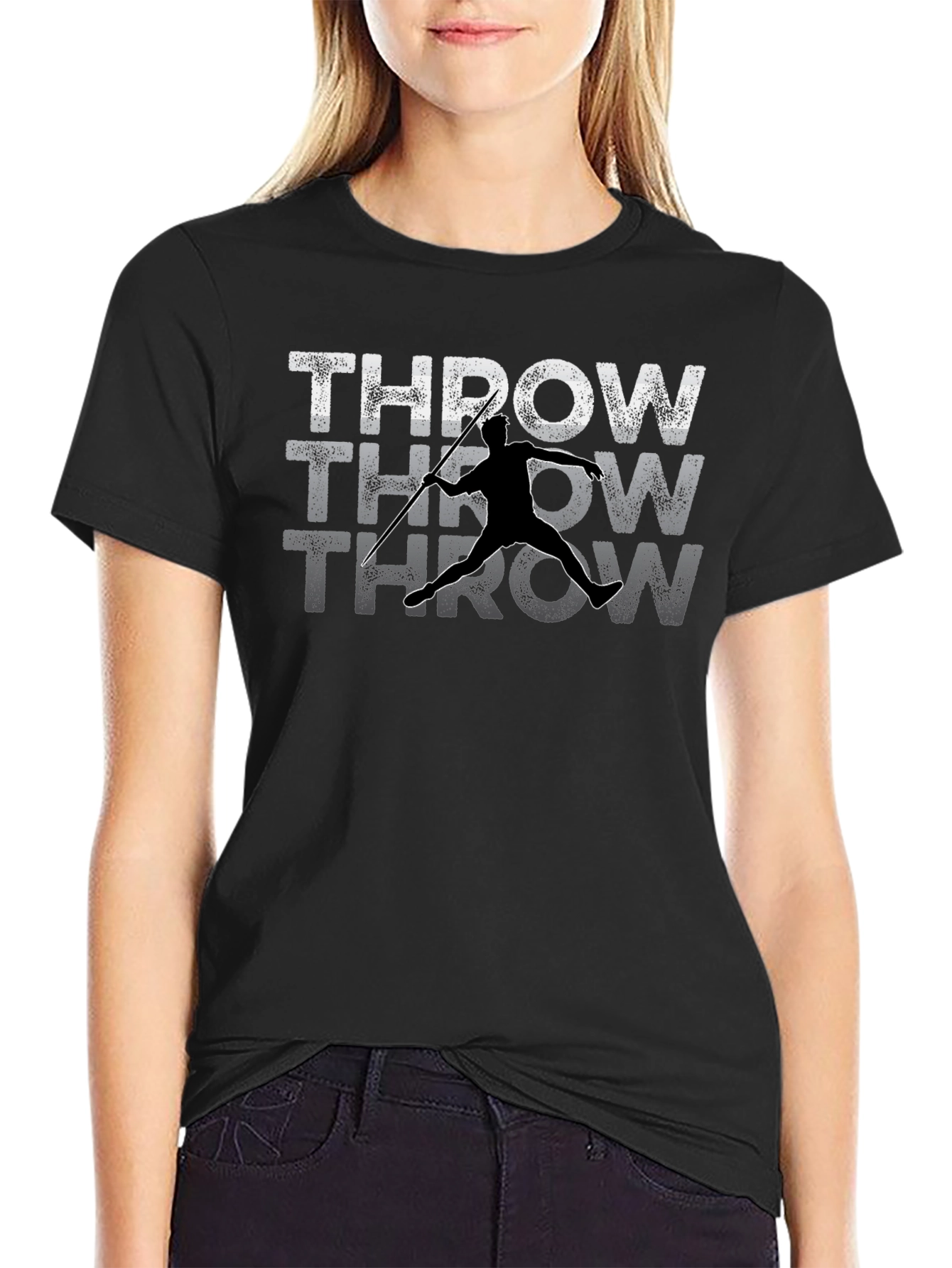 Javelin Thrower T-Shirt - Athlete Graphic Tee