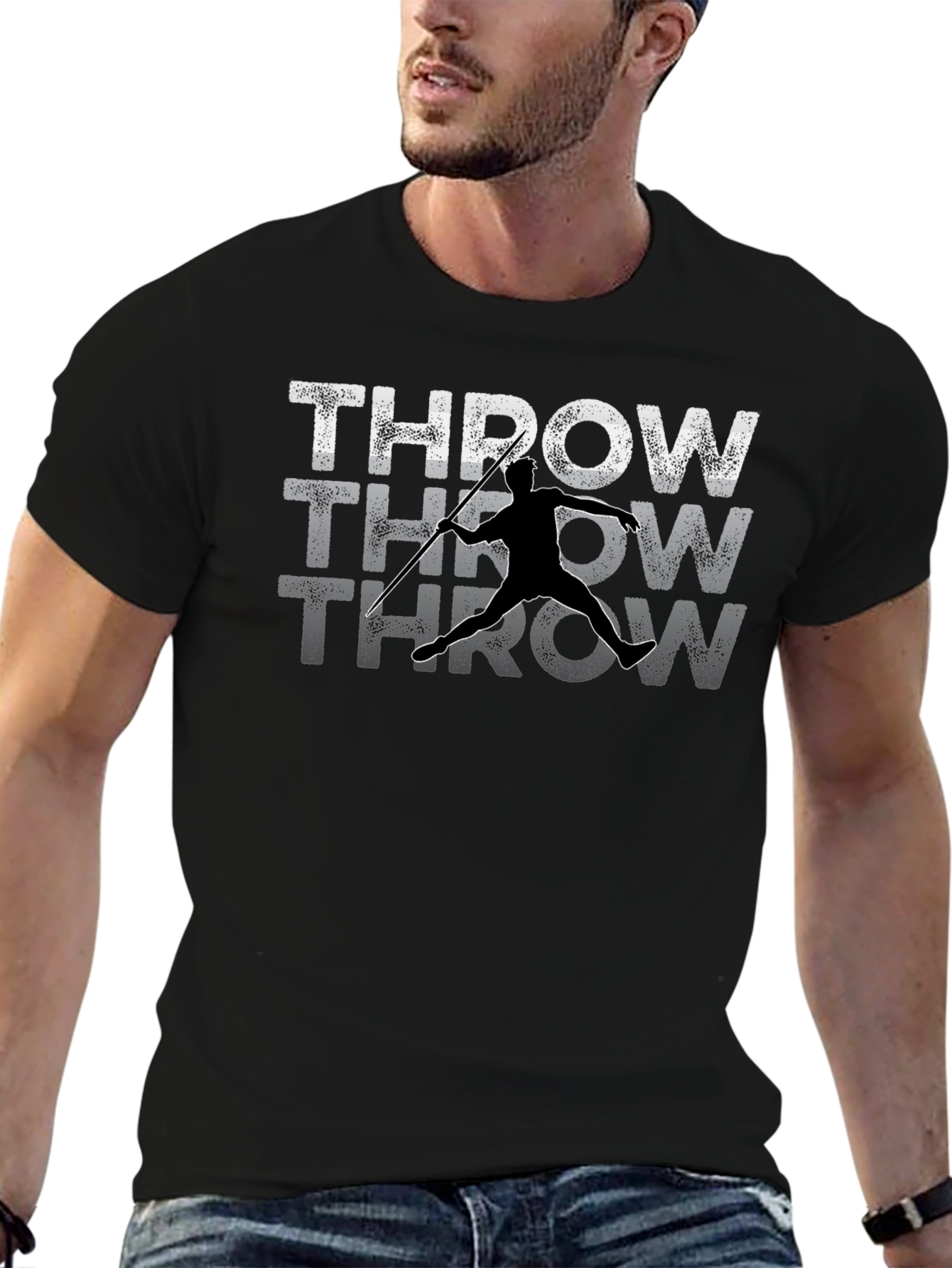 Javelin Thrower T-Shirt - Athlete Graphic Tee