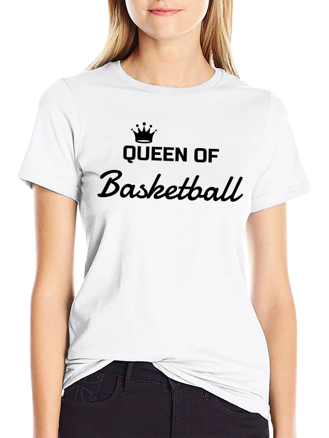 Queen of Basketball T-Shirt - Black